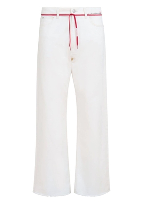 Marni tie-waist straight-leg jeans - White