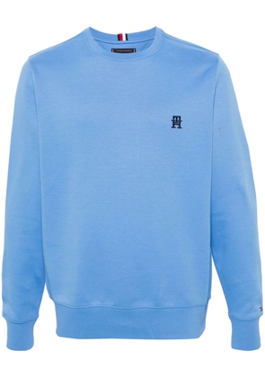 Tommy Hilfiger logo-embroidered sweatshirt - Blue