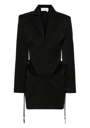 Aleksandre Akhalkatsishvili cut-out blazer minidress - Black