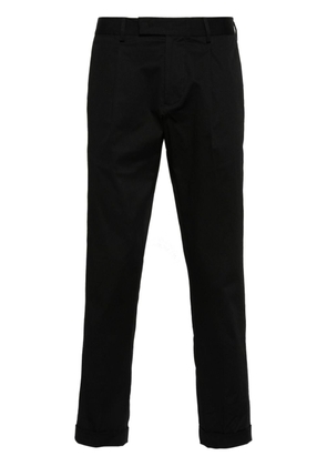 Low Brand pleat-detail trousers - Black