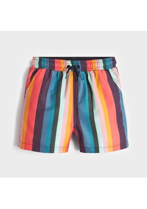 Paul Smith Junior 2-13 Years 'Artist Stripe' Swim Shorts Multicolour