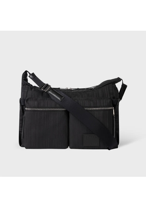Paul Smith Black 'Shadow Stripe' Cross-Body Bag