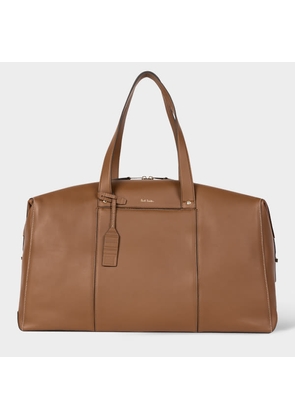 Paul Smith Tan Leather Holdall Brown