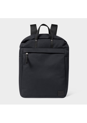 Paul Smith Navy Cotton-Blend Canvas Backpack Blue