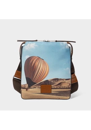 Paul Smith 'Signature Stripe Balloon' Print Flight Bag Multicolour