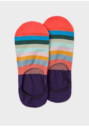 Paul Smith Purple 'Artist Stripe' Loafer Socks Multicolour