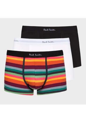Paul Smith 'Artist Stripe' Boxer Briefs Three Pack Multicolour