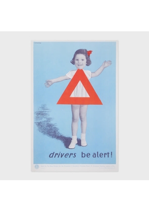 Paul Smith TBC 'Drivers Be Alert, 1943' Poster Print by H. A. Rothholz Multicolour
