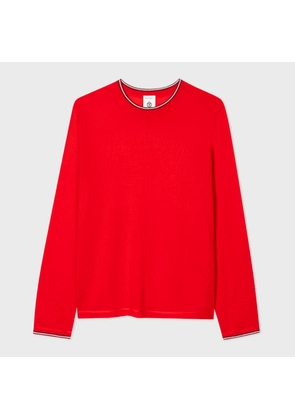 Paul Smith Paul Smith & Manchester United - Red Merino Sweater