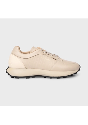 Paul Smith Sand 'Eighty Five' Leather Trainers White