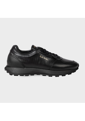 Paul Smith Black 'Eighty Five' Leather Trainers