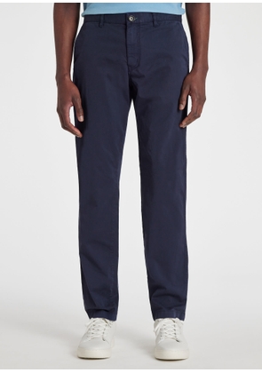 PS Paul Smith Slim-Fit Navy Cotton Twill Chinos Blue