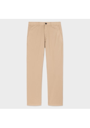 PS Paul Smith Tapered-Fit Tan Pima Stretch-Cotton Chinos Brown