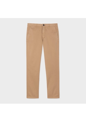 PS Paul Smith Tan Slim-Fit Stretch Cotton Chinos Brown