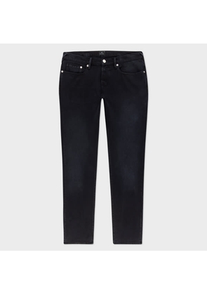 PS Paul Smith Tapered-Fit Black Mid-Wash Stretch Jeans Blue