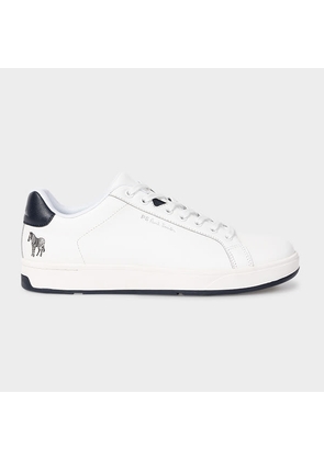 PS Paul Smith White Leather 'Albany' Trainers