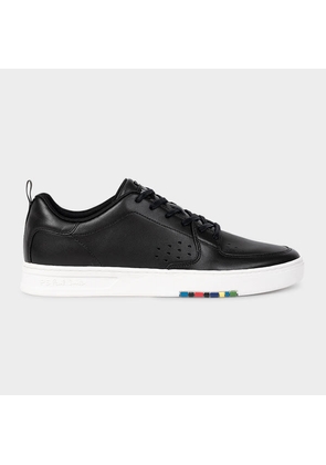 PS Paul Smith Black Leather 'Cosmo' Trainers With White Sole