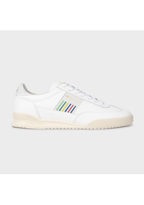 PS Paul Smith White Leather 'Dover' 'Sports Stripe' Trainers
