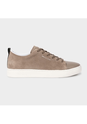 PS Paul Smith Taupe Suede 'Lee' Trainers Grey