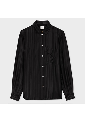 Paul Smith Women's Black 'Shadow Stripe' Shirt