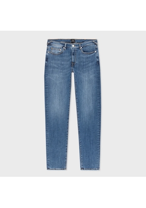 PS Paul Smith Slim-Fit Mid-Wash 'Organic Reflex Stretch' Jeans Blue