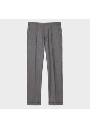 Paul Smith Slim-Fit Grey Wool-Cashmere Trousers