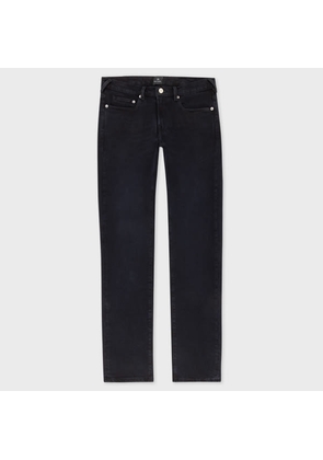 PS Paul Smith Slim-Fit Black Mid-Wash 'Organic Stretch' Jeans Blue