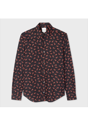 Paul Smith Super Slim-Fit Black 'Year Of The Dragon' Shirt