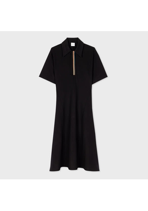 Paul Smith Women's Black Milano 'Signature Stripe' Polo Dress