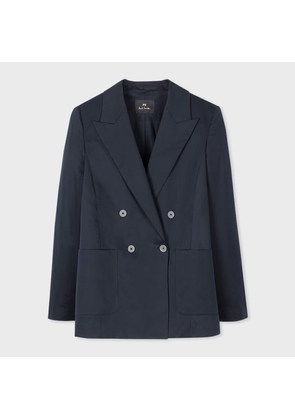 PS Paul Smith Women's Navy Double Breasted Blazer Blue
