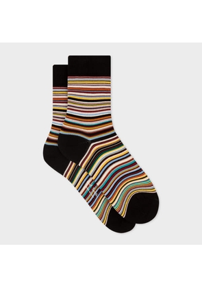 Paul Smith Women's 'Signature Stripe' Socks Multicolour