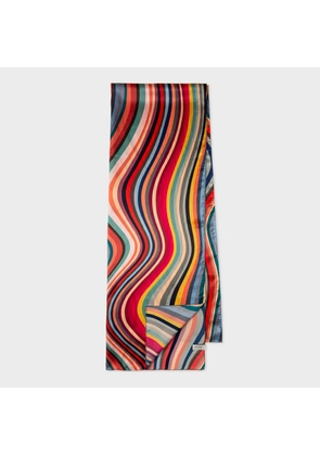 Paul Smith Women's 'Swirl' Silk Scarf Multicolour