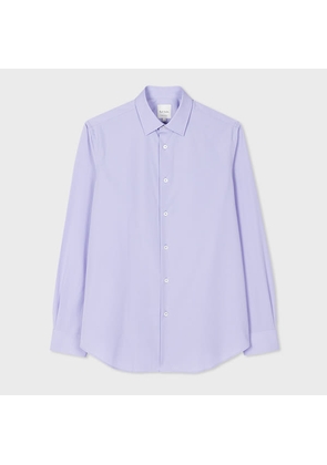 Paul Smith Tailored-Fit Blue Cotton 'Artist Stripe' Cuff Shirt