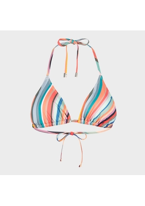 Paul Smith 'Swirl' Triangle Bikini Top Multicolour