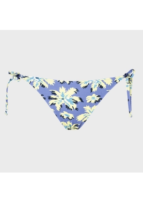 Paul Smith Women's Cornflower Blue 'Palmera' Tie-Side Bikini Bottoms