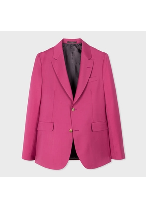Paul Smith Tailored-Fit Pink Wool-Mohair Blazer