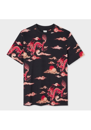 Paul Smith Black 'Year Of The Dragon' Cotton T-Shirt