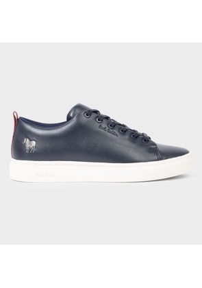 Paul Smith Women's Navy Leather 'Lee' Trainers Blue
