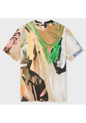 Paul Smith 'Life Drawing' Print Cotton T-Shirt Multicolour