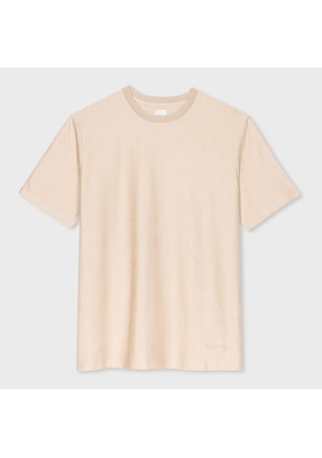 Paul Smith Beige Cotton Jacquard T-Shirt Grey