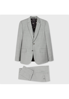 Paul Smith The Soho - Tailored-Fit Grey Overdyed Melange Wool Three-Piece Suit Green
