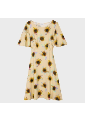PS Paul Smith Women's Lemon 'Ibiza Sunflair' Dress Yellow