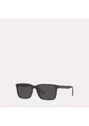 Colour-Blocked Fluted Sunglasses