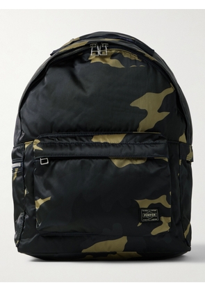 Porter-Yoshida and Co - Counter Shade Daypack Mesh-Panelled Camouflage-Print Nylon Backpack - Men - Green