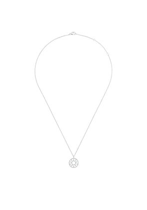 De Beers Jewellers White Gold And Diamond Dewdrop Medallion Necklace