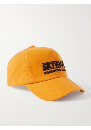 SKY HIGH FARM - Logo-Embroidered Recycled-Cotton Twill Baseball Cap - Men - Yellow