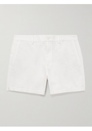 Club Monaco - Jax Straight-Leg Cotton-Blend Shorts - Men - White - UK/US 30