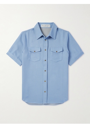 God's True Cashmere - Cashmere and Cotton-Blend Denim Shirt - Men - Blue - S