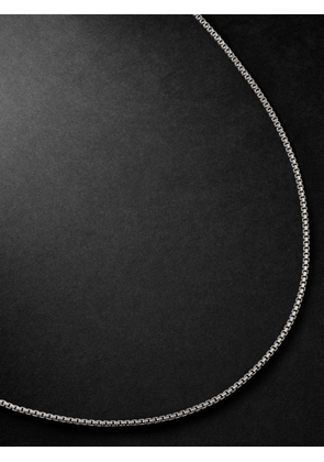Greg Yuna - White Gold Chain Necklace - Men - Silver