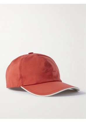 Loro Piana - Logo-Embroidered Storm System® Shell Baseball Cap - Men - Orange - S